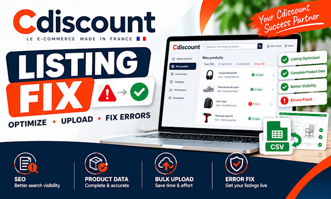 fix otto marketplace listing errors and optimize your product data