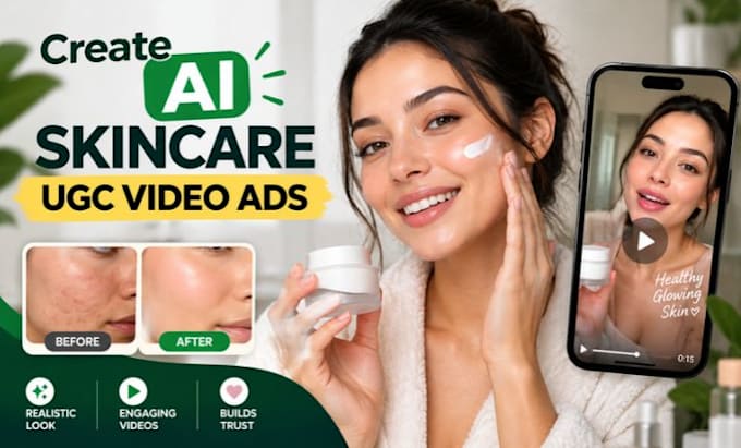 create skincare video ads