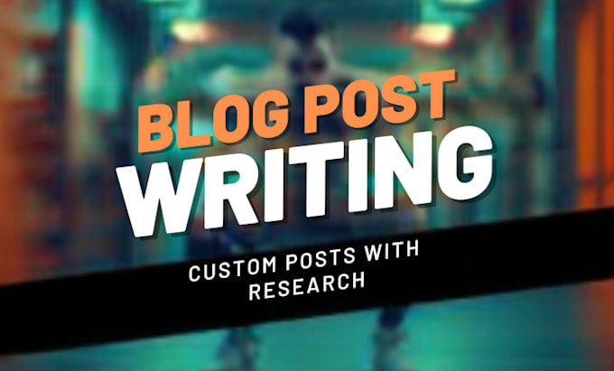 write blog post for your business
