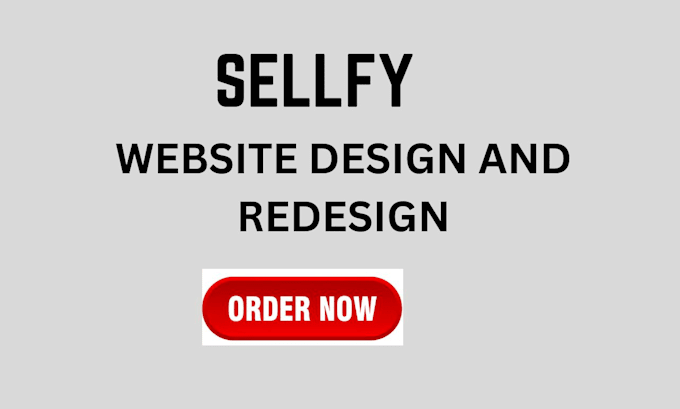 do sellfy web design redesign and store design
