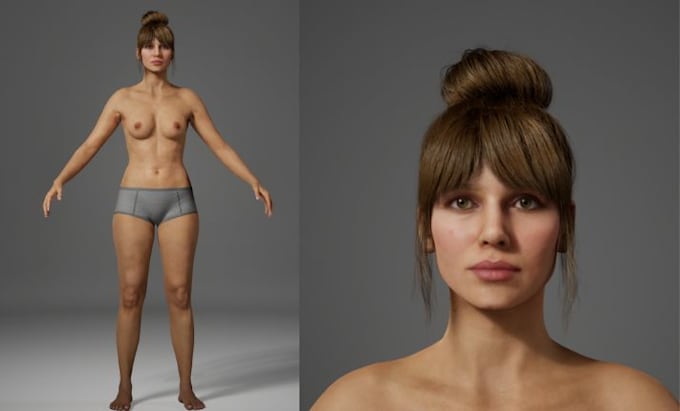 3d model, character rigging, texture, animation, game assets and game character