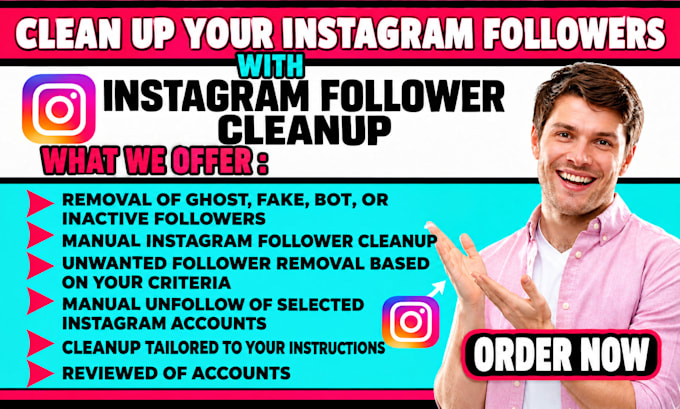 remove instagram ghost bot fake and inactive followers