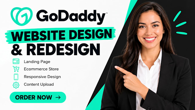 godaddy website redesign godaddy website design, develop godaddy website