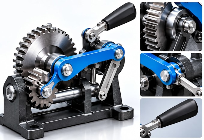 do 3d cad mechanisms, moving parts and mechanical assemblies