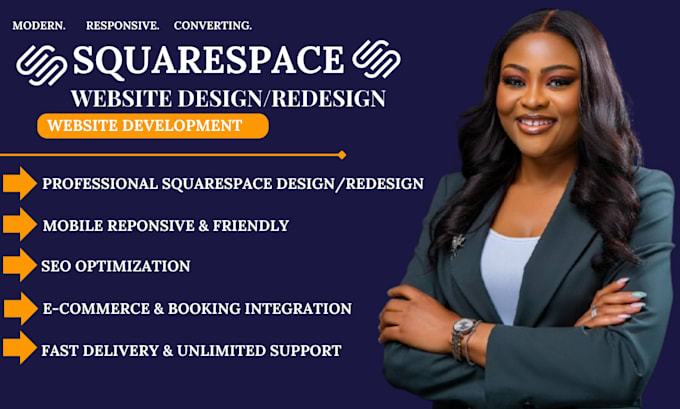 build squarespace website design squarespace redesign website development