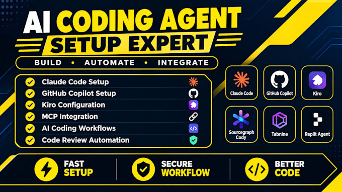 ai agent sourcegraph cody replit agent  kiro tabnine claude code github copilot