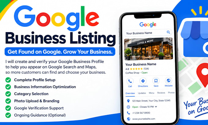 create or optimize your google business profile listing