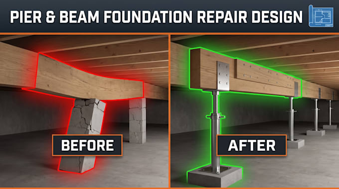 design pier and beam foundation repair
