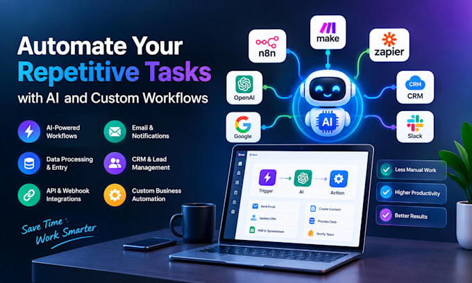 automate your repetitive tasks with ai and custom workflows