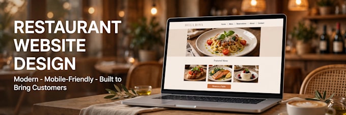 build a modern mobile friendly restaurant website