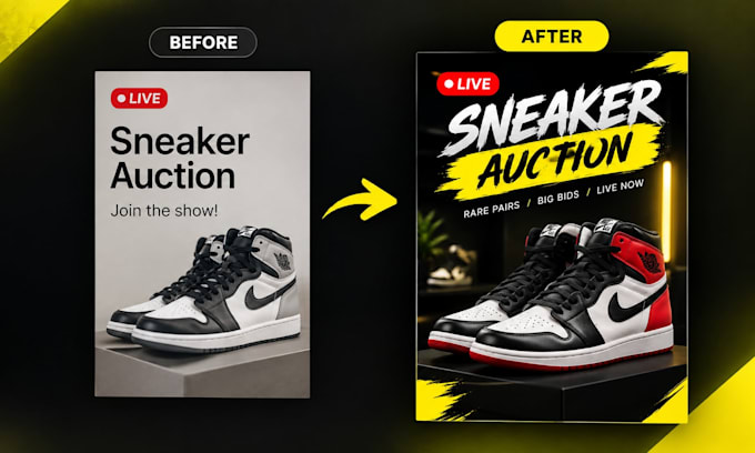 create scroll stopping whatnot live show thumbnails