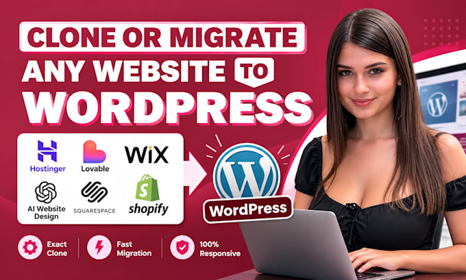 clone or migrate hostinger, ai website design, lovable site, wix to wordpress