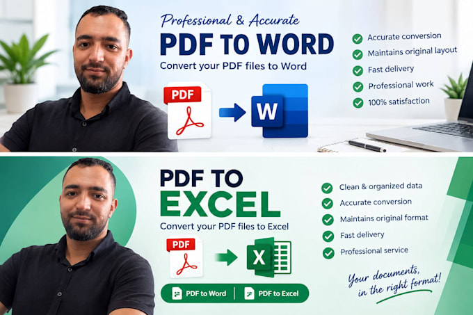 convert PDF files to word or excel