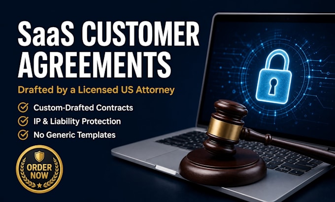 draft customized saas customer agreements and software contracts