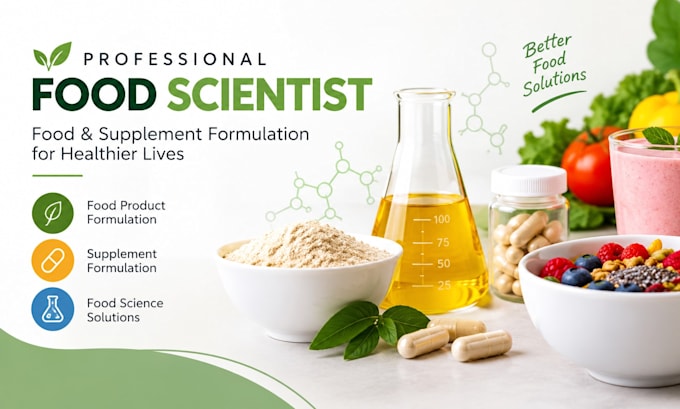create food formulation recipes for product development