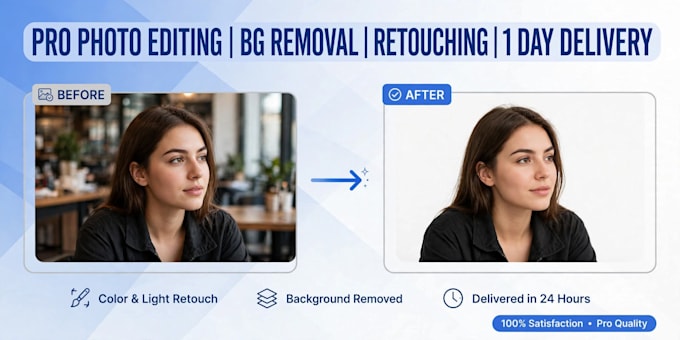 edit your photos professionally retouch and remove background