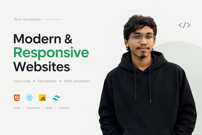 create a professional developer portfolio website