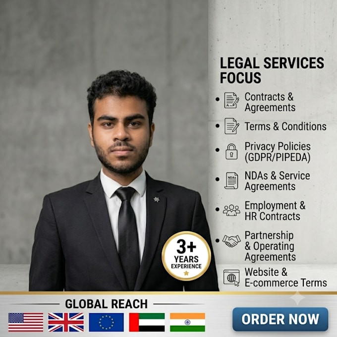 draft professional custom agreements and privacy policies