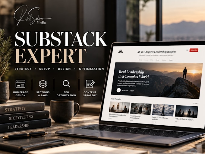 be your substack expert setup design and optimization