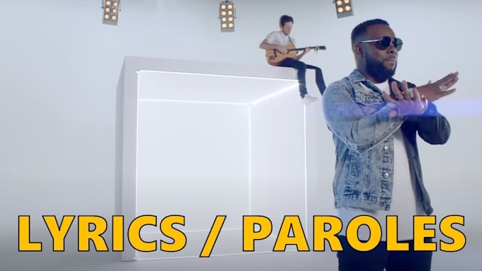 create a kinetic typography lyric video