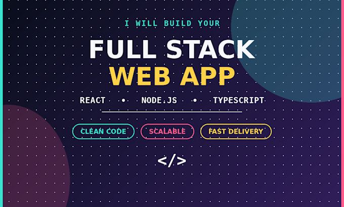 build a full stack web application using react and node