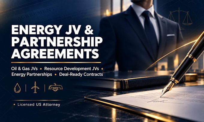 draft robust natural resource development joint venture agreements