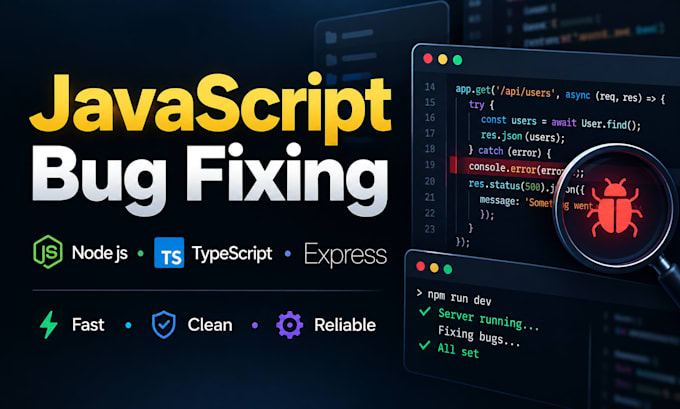 fix javascript, typescript, and nodejs bugs