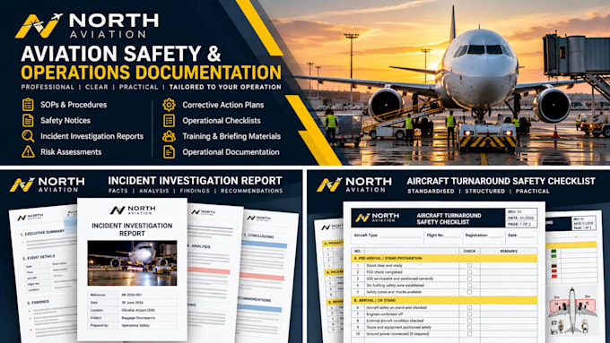create professional aviation safety and operations documentation