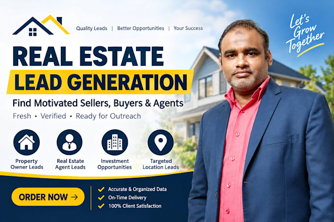 do real estate lead generation and property research
