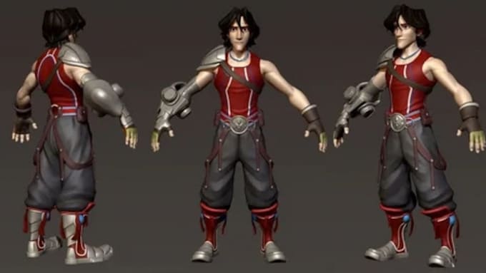 do 3d character modelling