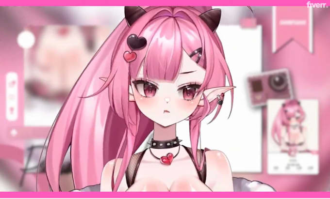 design and rig live2d vtuber model, anime vtuber model, vtuber commission