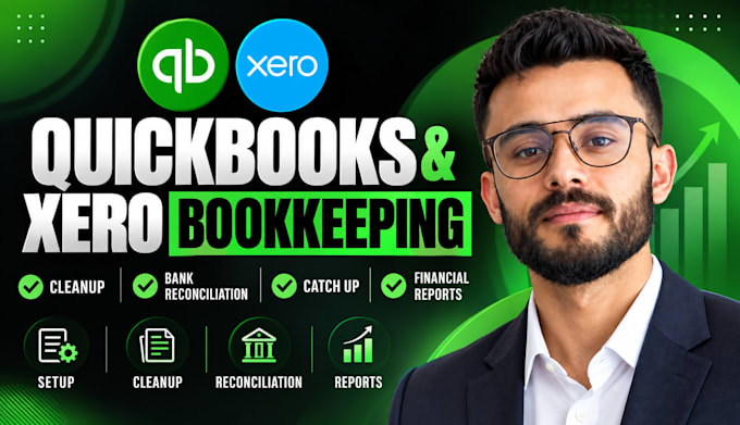 do quickbooks xero bookkeeping cleanup and reconciliation
