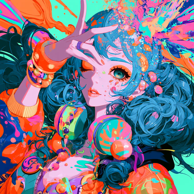 draw anime art illustration