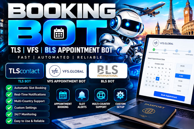 booking bot,tls bot,vfs appointment bot,bls bot,vfs appointment bot,tls bot
