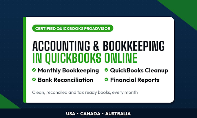 do accounting and bookkeeping in quickbooks online