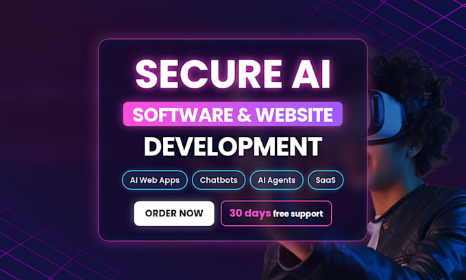 build secure ai software, ai web app, ai chatbot as full stack ai engineer