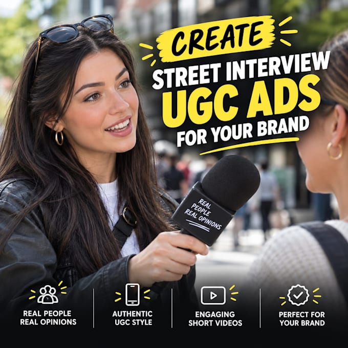 create street interview ugc ads for your brand