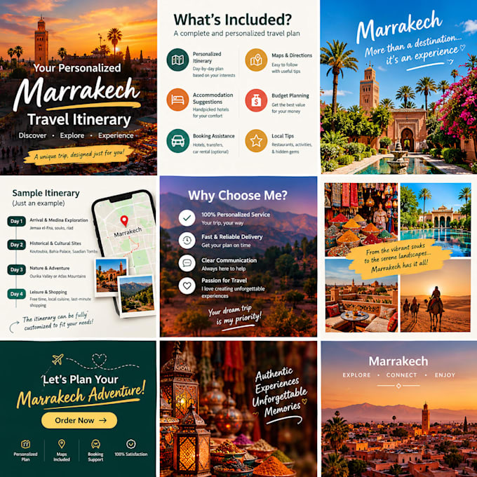 plan your perfect marrakech trip and itinerary