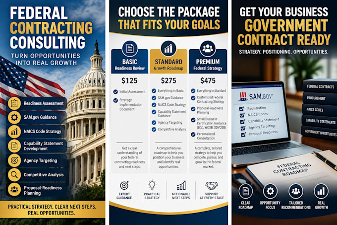create your federal contracting readiness roadmap