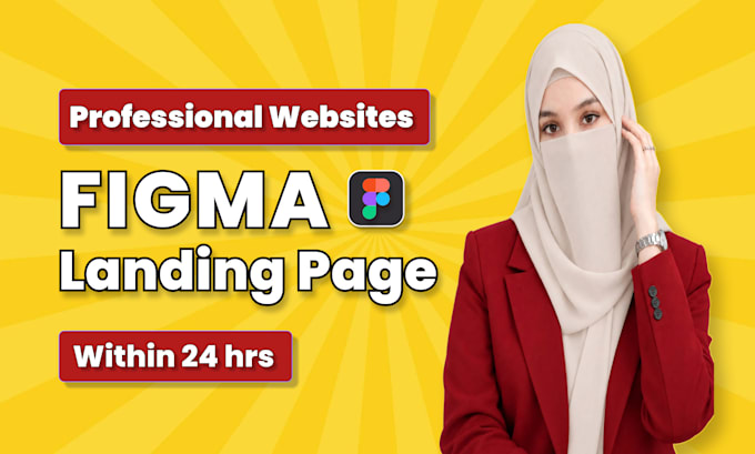 do figma landing page or figma website in 24 hours