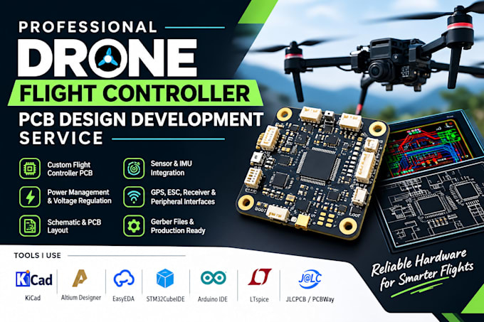 professional drone flight controller pcb design development service