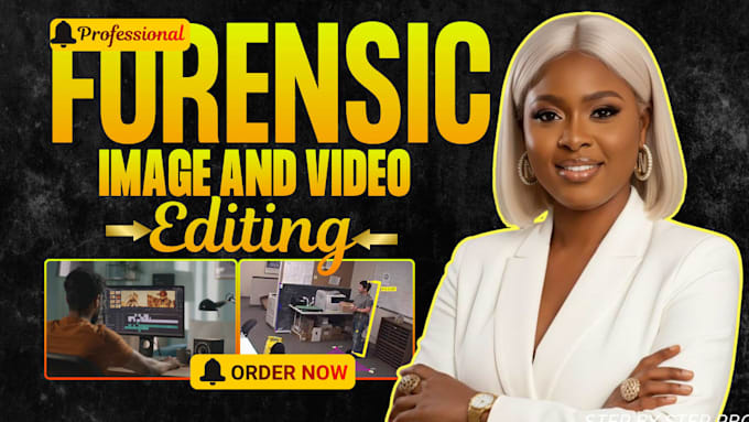 do forensic image and video editing, cctv editing, restoration, audio cleanup