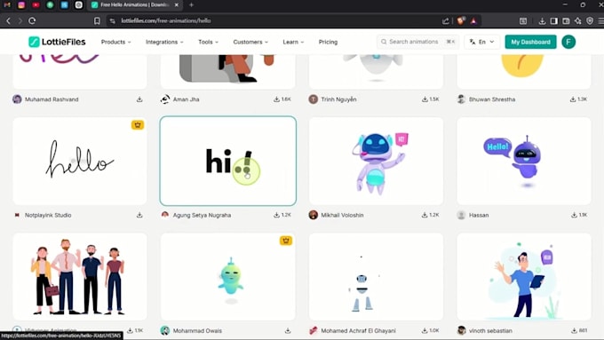 design an animated splash screen for IOS and android app using lottie and rive