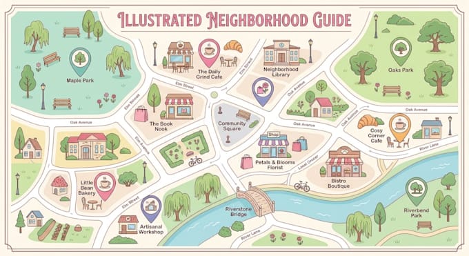 custom vector maps, location maps, and event maps