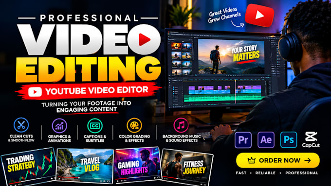 do professional video editing, youtube video editor