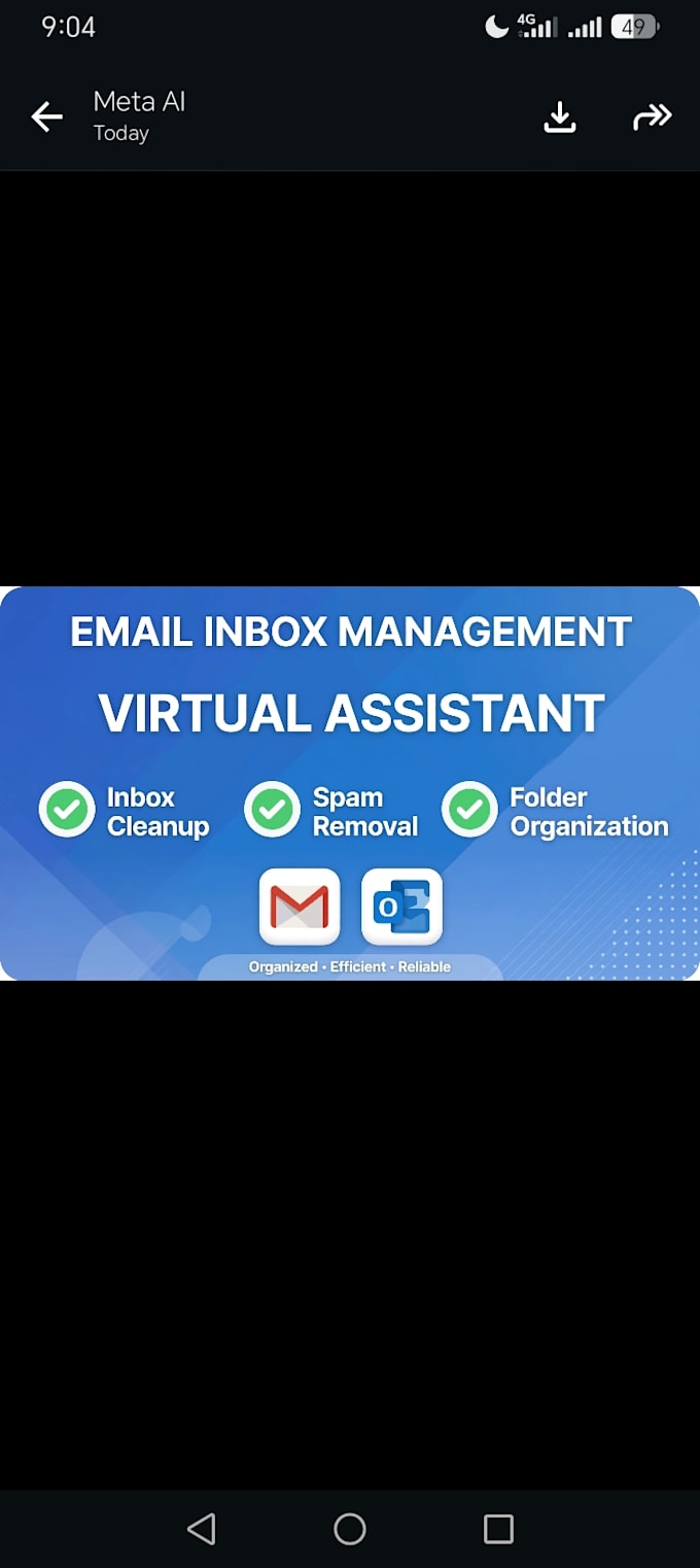 be your reliable virtual assistant for email management and data entry