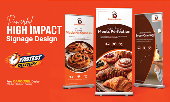 create exclusive signage designs and custom banner designs