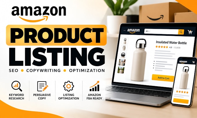 create amazon product listing SEO product description and listing optimization