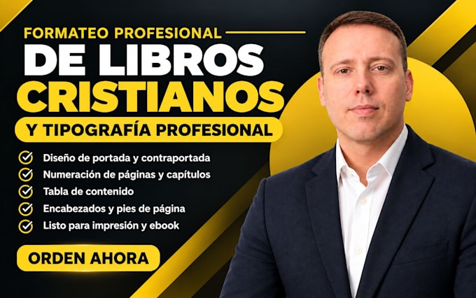 formatee y maquete profesionalmente su libro cristiano
