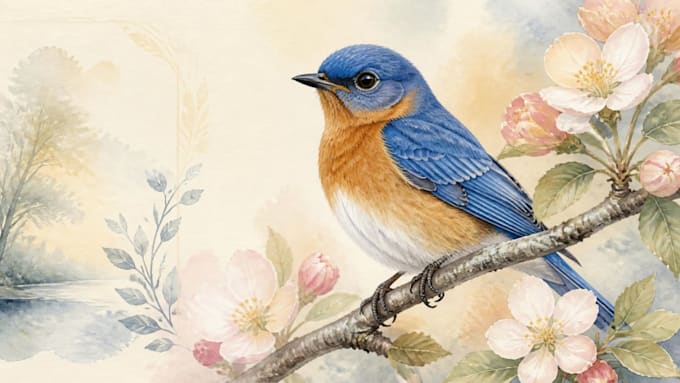 create a watercolor pet portrait